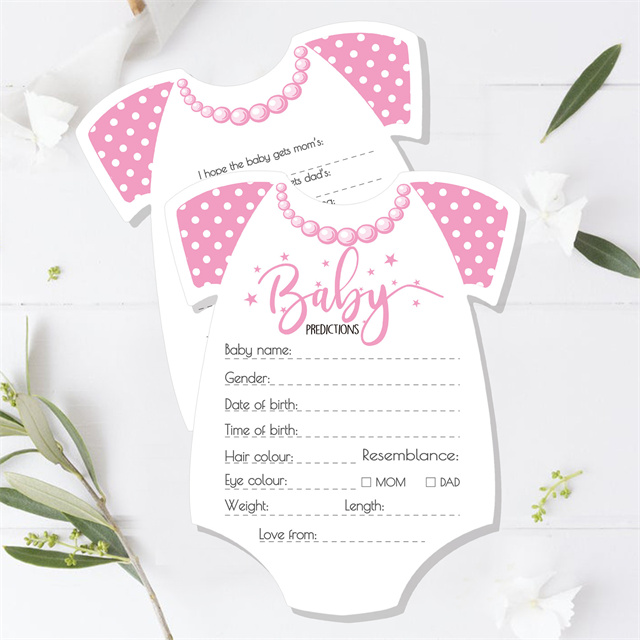 Babyshower Spil   Pink  10 Stk